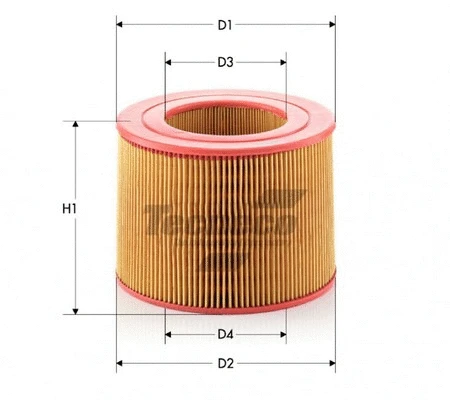 Filtre à air TECNECO FILTERS AR473
