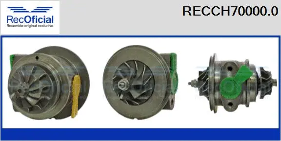 Groupe carter, turbocompresseur RECOFICIAL RECCH70000.0