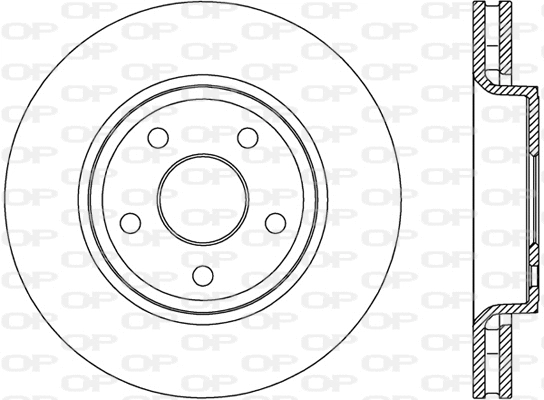 Disque de frein OPEN PARTS BDR2782.20