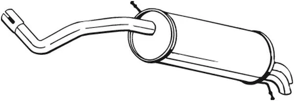 Silencieux arrière BOSAL 279-537