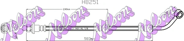 Flexible de frein BROVEX-NELSON H8251