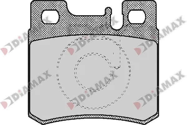 Kit de plaquettes de frein, frein à disque DIAMAX N09819