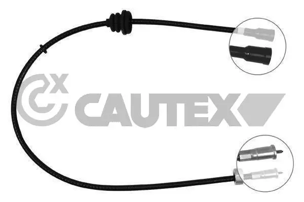 Câble flexible de commande de compteur CAUTEX 489118
