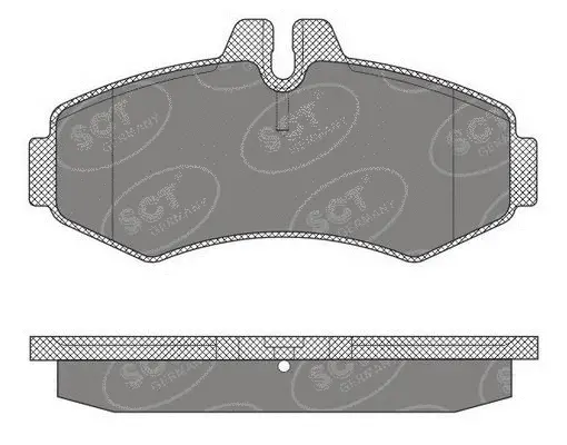 Kit de plaquettes de frein, frein à disque SCT - MANNOL SP 624 PR