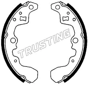 Jeu de mâchoires de frein TRUSTING 111.226
