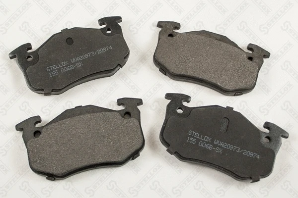Kit de plaquettes de frein, frein à disque STELLOX 155 006B-SX