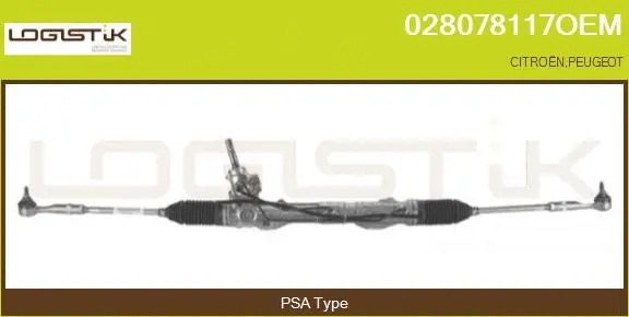Crémaillère de direction LGK 028078117OEM