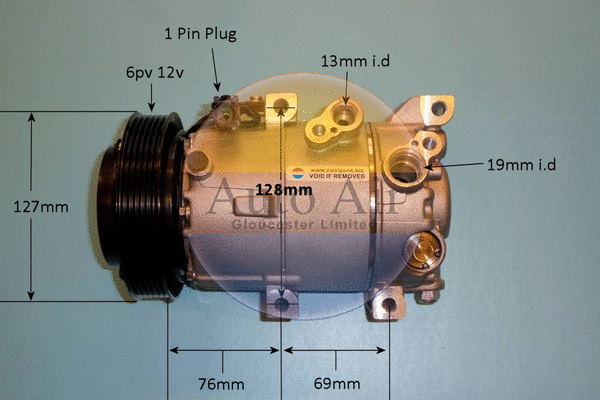 Compresseur, climatisation AUTO AIR GLOUCESTER 14-0357P