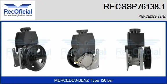 Pompe hydraulique, direction RECOFICIAL RECSSP76138.1