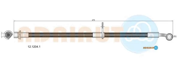 Flexible de frein ADRIAUTO 12.1204.1