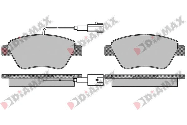Kit de plaquettes de frein, frein à disque DIAMAX N09527