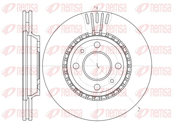 Disque de frein REMSA 6299.10