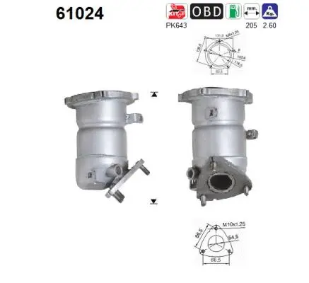 Catalyseur AS 61024