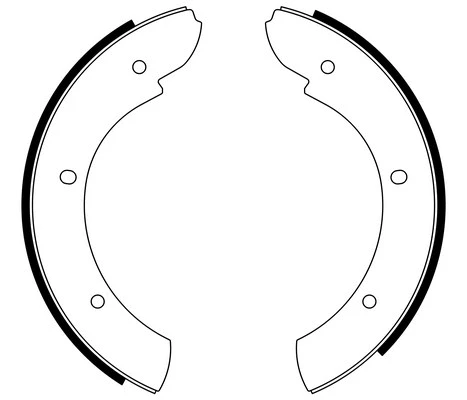 Jeu de mâchoires de frein, frein de stationnement E.T.F. 09-0714