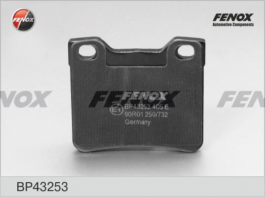 Kit de plaquettes de frein, frein à disque FENOX BP43253
