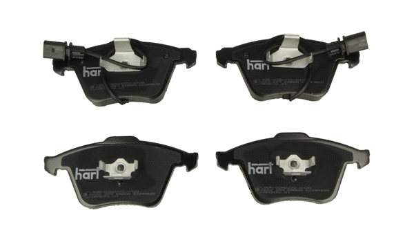 Kit de plaquettes de frein, frein à disque HART 222 289