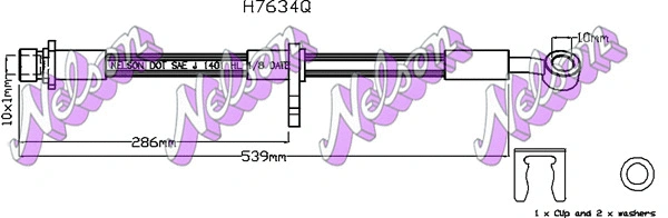 Flexible de frein BROVEX-NELSON H7634Q