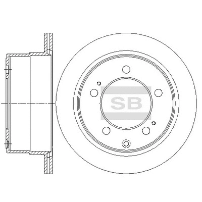 Disque de frein Hi-Q SD4668