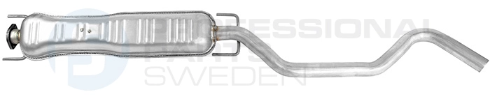 Silencieux central Professional Parts 25343745