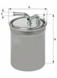 Filtre à carburant UNIFLUX FILTERS XN701