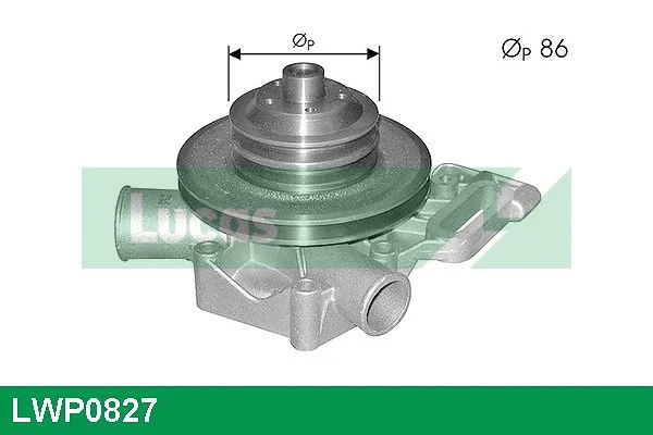 Pompe à eau, refroidissement du moteur LUCAS LWP0827