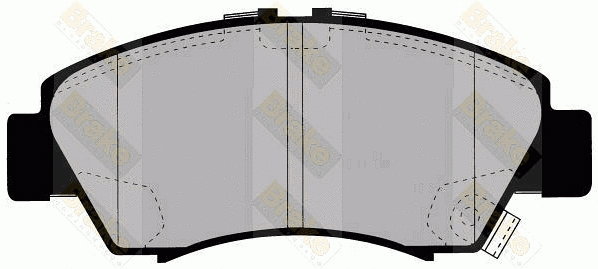 Kit de plaquettes de frein, frein à disque Brake ENGINEERING PA1345