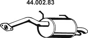 Silencieux arrière EBERSPÄCHER 44.002.83