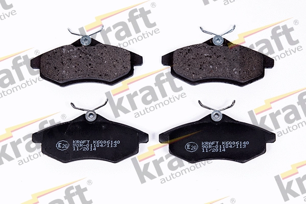 Kit de plaquettes de frein, frein à disque KRAFT AUTOMOTIVE 6006140