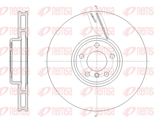 Disque de frein REMSA 61906.10