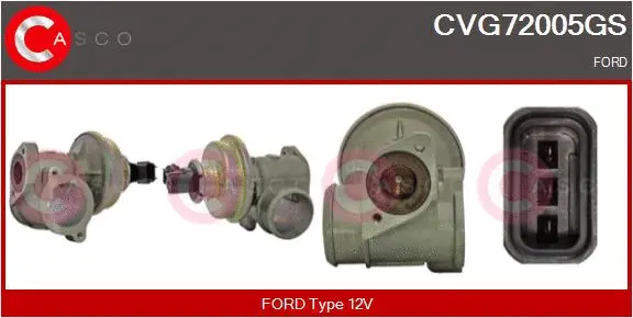Vanne EGR CASCO CVG72005GS