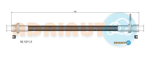 Flexible de frein ADRIAUTO 52.1211.2