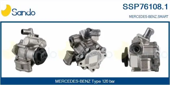 Pompe hydraulique, direction SANDO SSP76108.1