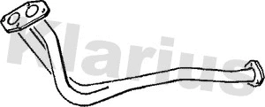 Tuyau d'échappement KLARIUS 301309