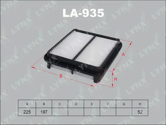 Filtre à air LYNXAUTO LA-935