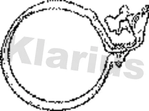Suspension, échappement KLARIUS 430098