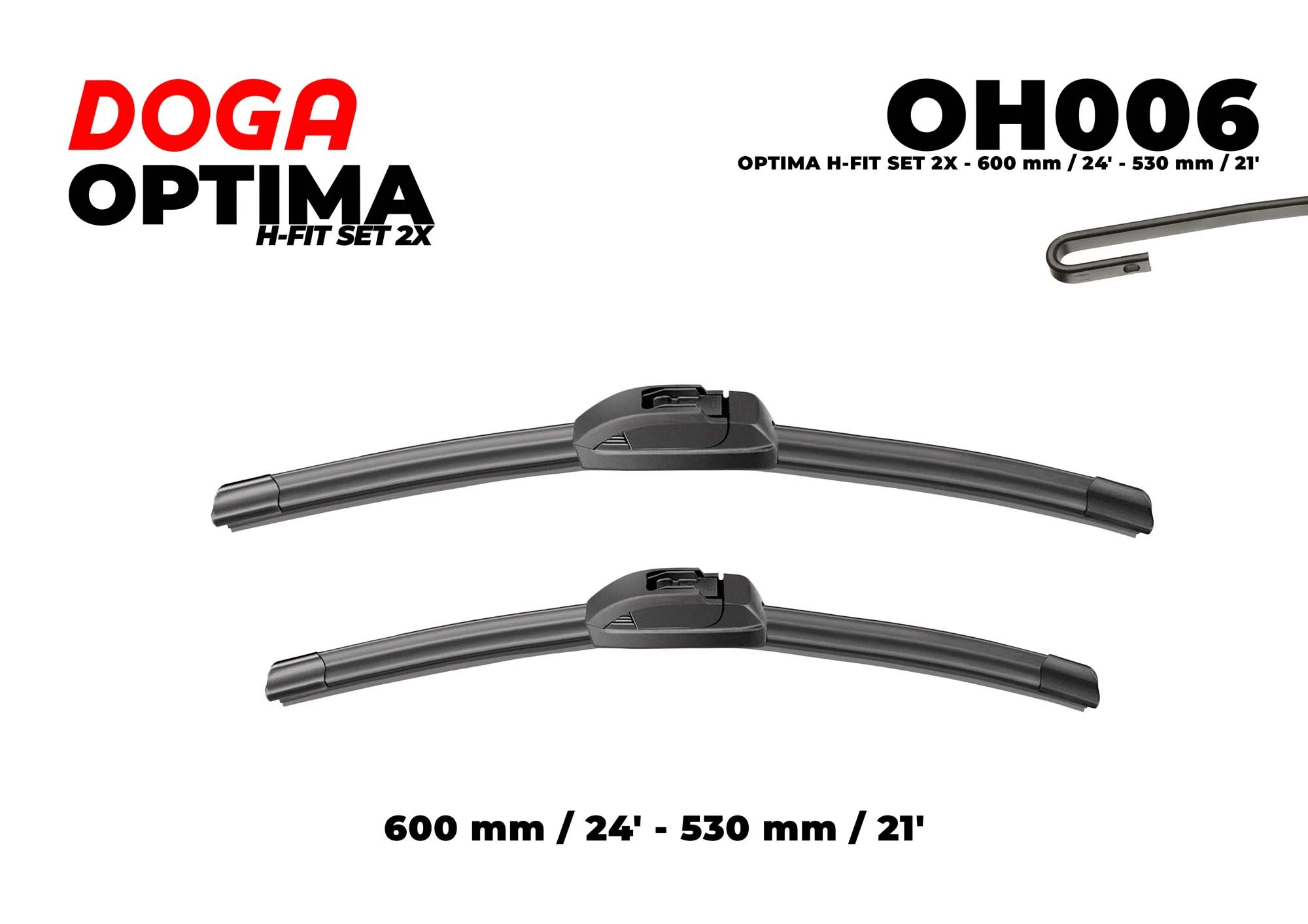 Balai d'essuie-glace DOGA OH006