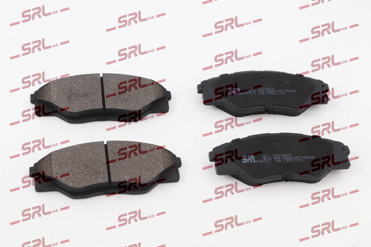 Kit de plaquettes de frein, frein à disque SRLine S70-0878