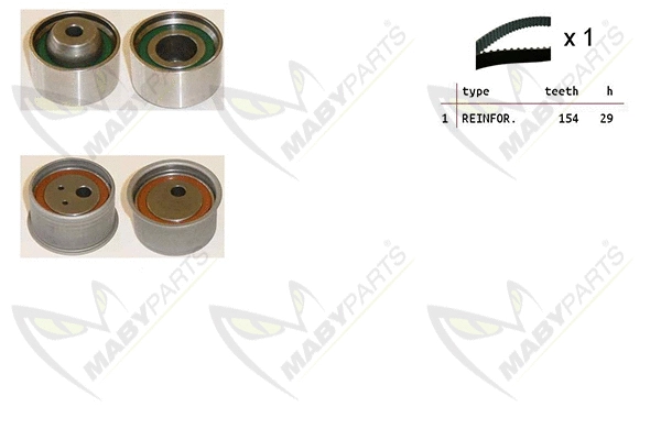 Kit de courroie crantée MABYPARTS OBK010499