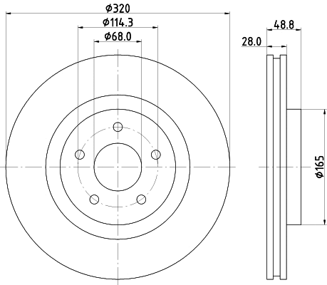 Disque de frein NISSHINBO ND2059K