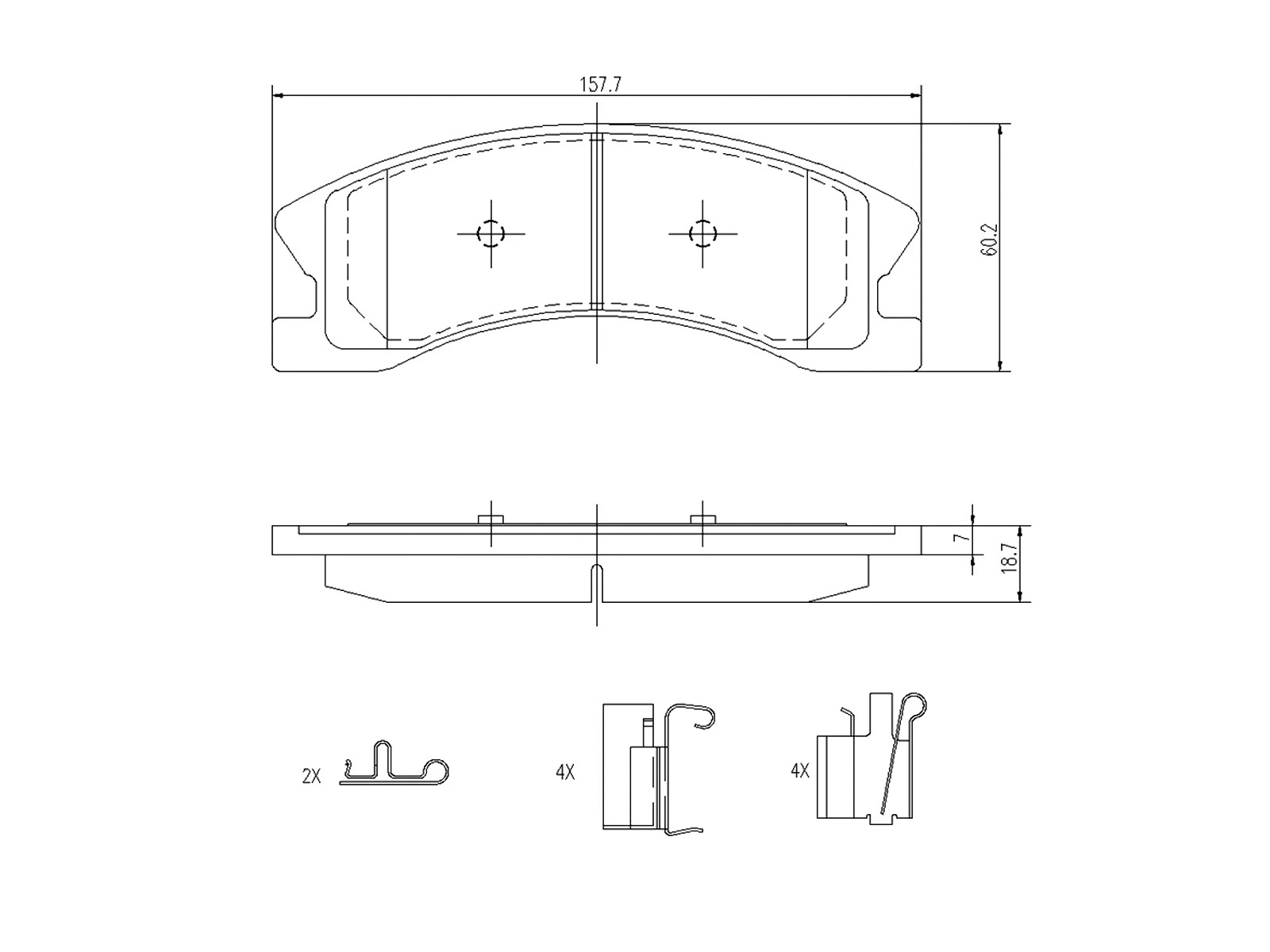 Kit de plaquettes de frein, frein à disque A.Z. Meisterteile AZMT-44-022-1188