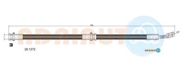 Flexible de frein ADRIAUTO 28.1272