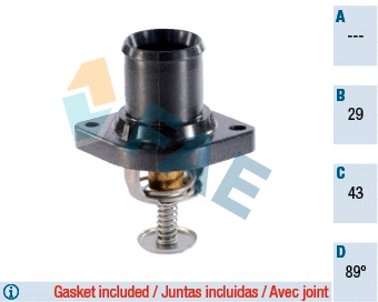 Thermostat, liquide de refroidissement FAE 5322989