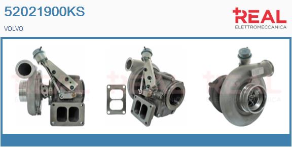 Turbocompresseur, suralimentation REAL 52021900KS