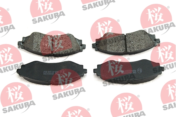 Kit de plaquettes de frein, frein à disque SAKURA 600-00-8390