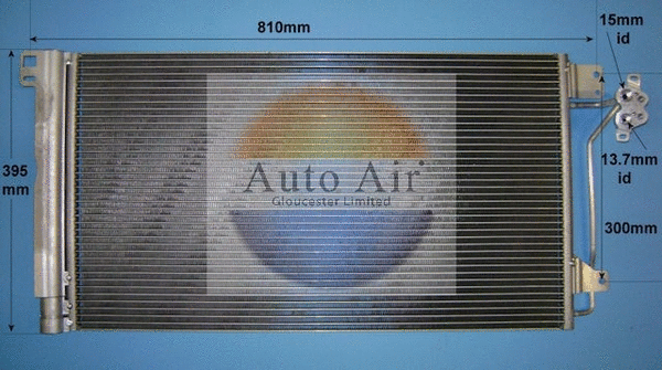 Condenseur, climatisation AUTO AIR GLOUCESTER 16-9964A