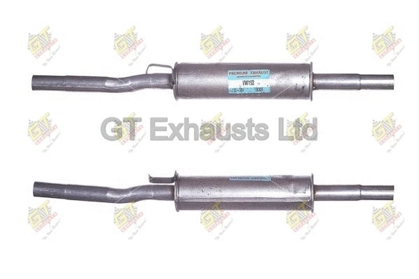 Silencieux central GT Exhausts GVW192