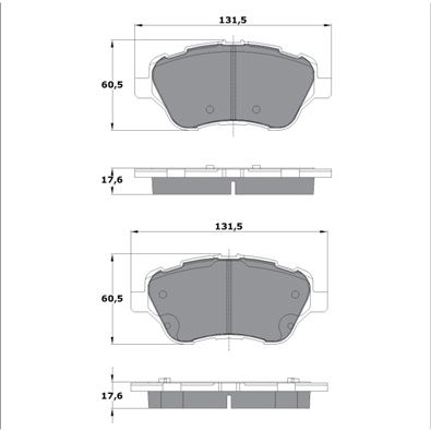Kit de plaquettes de frein, frein à disque FREMAX FBP-1892