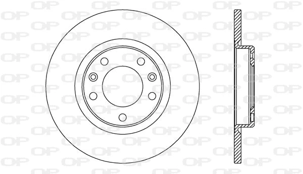 Disque de frein OPEN PARTS BDA2743.10