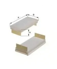 Filtre, air de l'habitacle UNIFLUX FILTERS XCK108