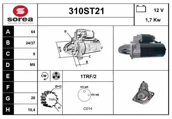 Démarreur STARTCAR 310ST21